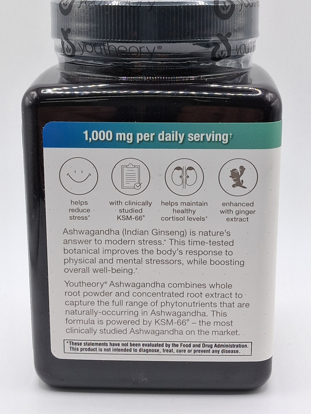 Youtheroy- Ashwagandha (180 capsules)
