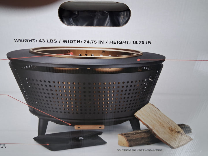 Tiki Brand 25 inch Celebration Smokeless Fire Pit