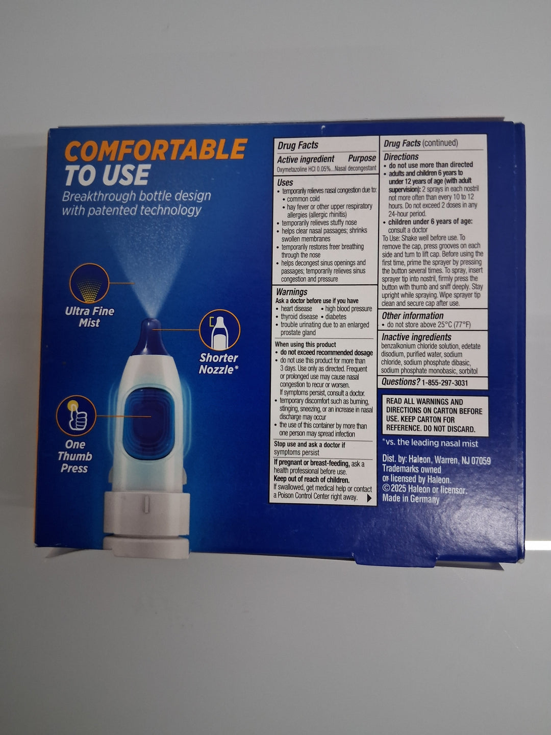 TheraFlu-Severe Congestion Relief Nasal Mist-3pack