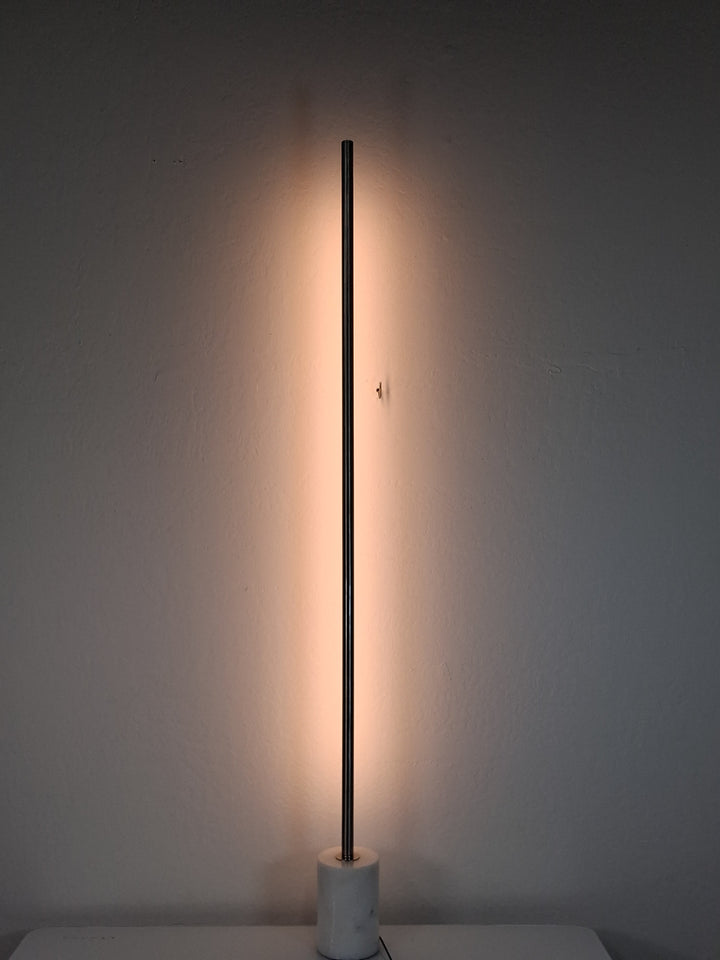 Bridgeport Designs-Stellar Marble Base LED Floor Lamp