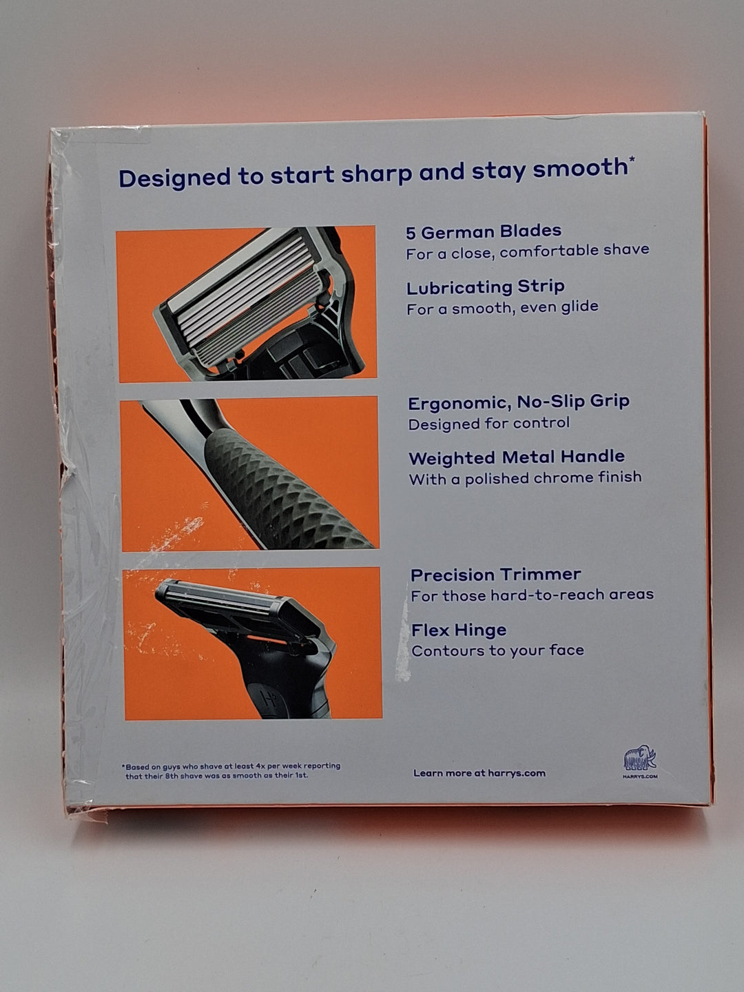 Harry's Chrome Edition Shave Set, 16 Cartridges + 1 Handle