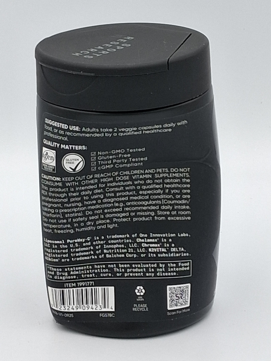 Sports Research Advanced Multivitamin, 180 Veggie Capsules