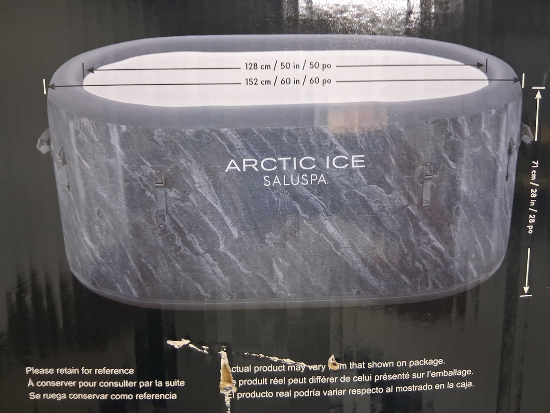 Bestway SaluSpa Artic Ice, 60"L x 36"W x 28"H