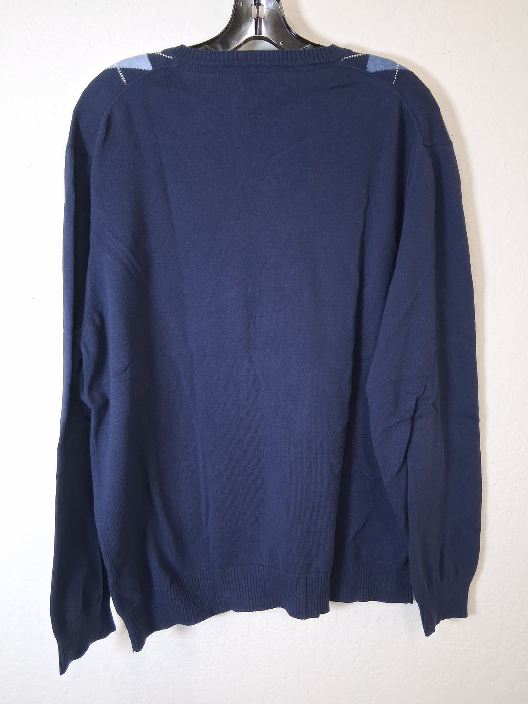 Club Room - XL Blue Argyle Sweater