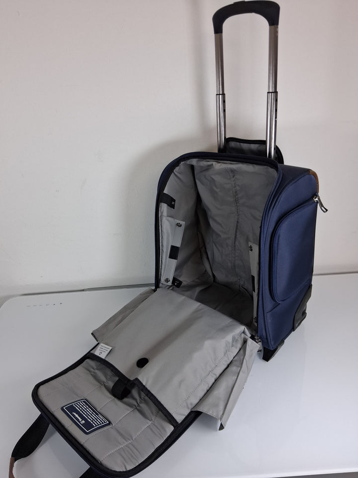 Travelpro Crew Classic Softside Carry-On Underseat Bag, Blue, 17-Inch