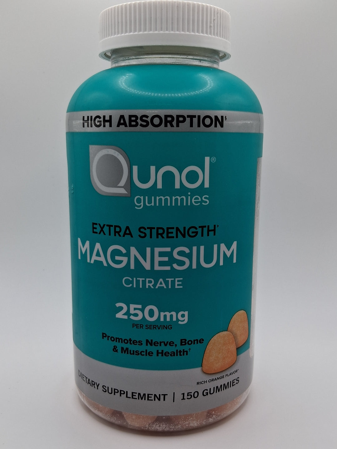 Qunol Gummies- Magnesium (150 gummies)