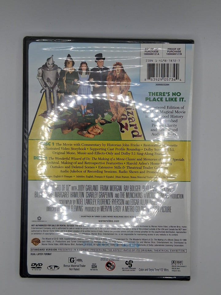 DVD - The Wizard of Oz (2 disc Special Edition 70th Anniversary)