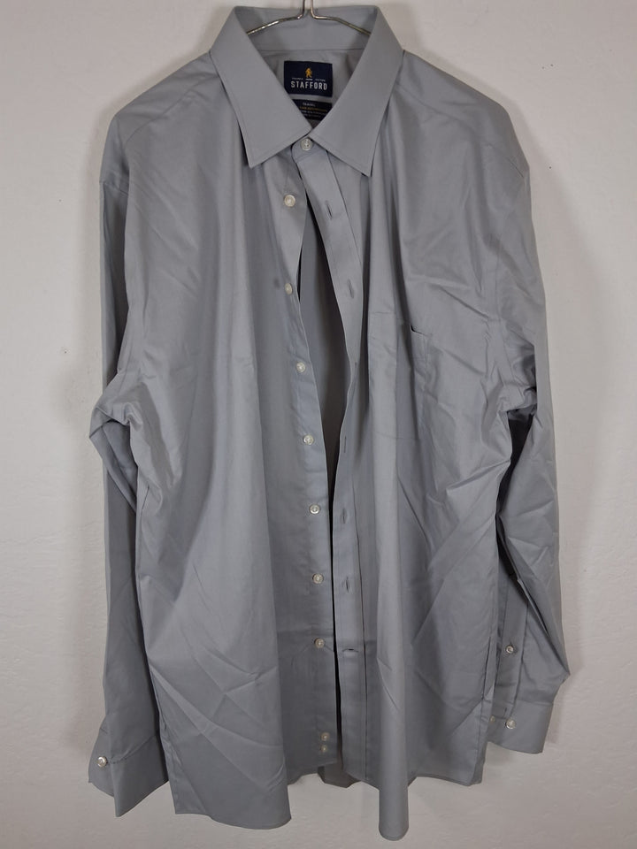 Stafford - Dress Shirt - Size: X-Tall fit 17, 35/36