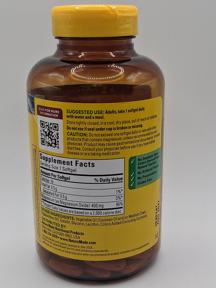 Nature Made- Magnesium (400mg)
