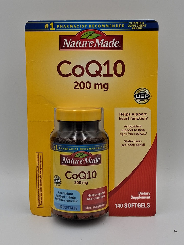 Nature Made CoQ10 200 MG, 140 Softgels