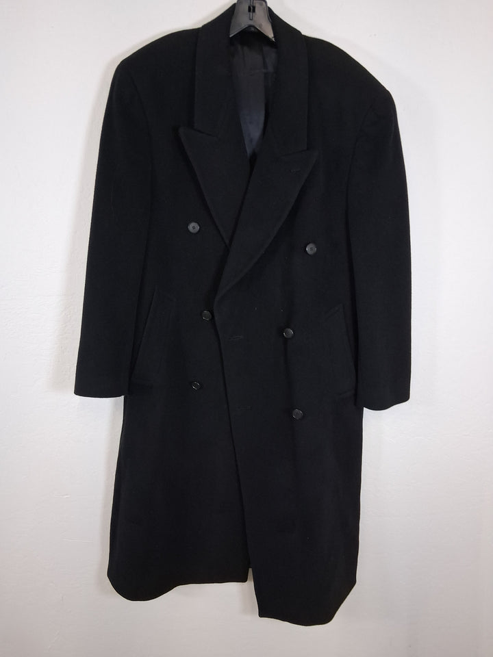 Jones New York - Wool Overcoat, Size: Lg / Full Length