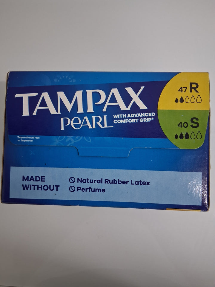 Tampax Pearl Tampons, Duopack, 87 Count