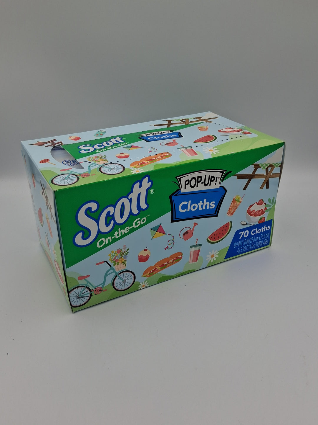 Scott On-the-Go Pop-Up Cloths, 70 Cloths Box