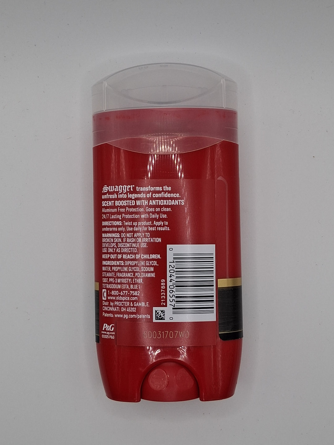 Old Spice Swagger Scent Boosted Aluminum Free Deodorant, Cedarwood, 3 oz