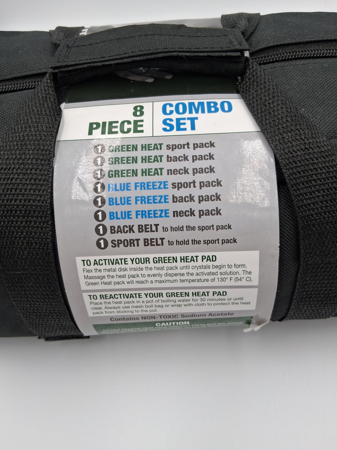 Green Heat Blue Freeze 8 Piece Combo Set