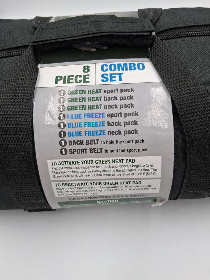 Green Heat Blue Freeze 8 Piece Combo Set