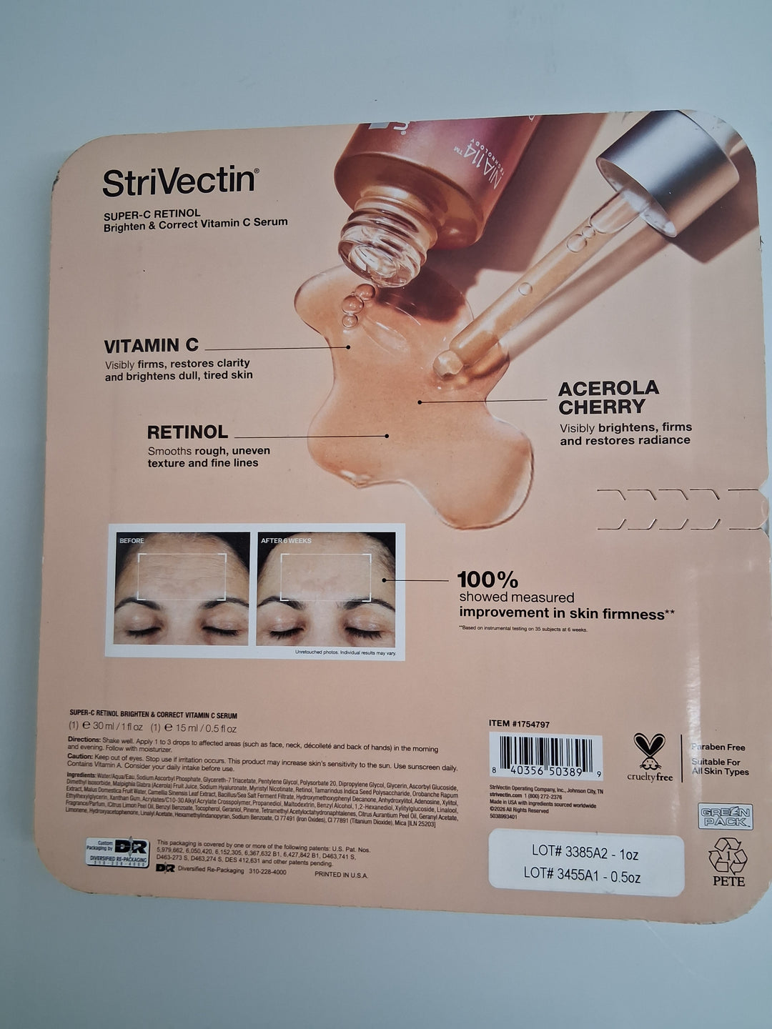 StriVectin - Super C Retinol Serum, 1.0 fl. oz. + 0.5 fl. oz.