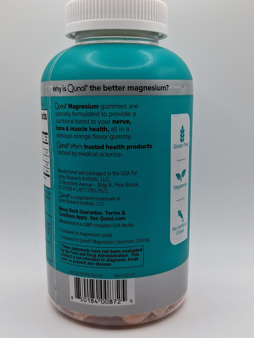 Qunol Gummies- Magnesium (150 gummies)