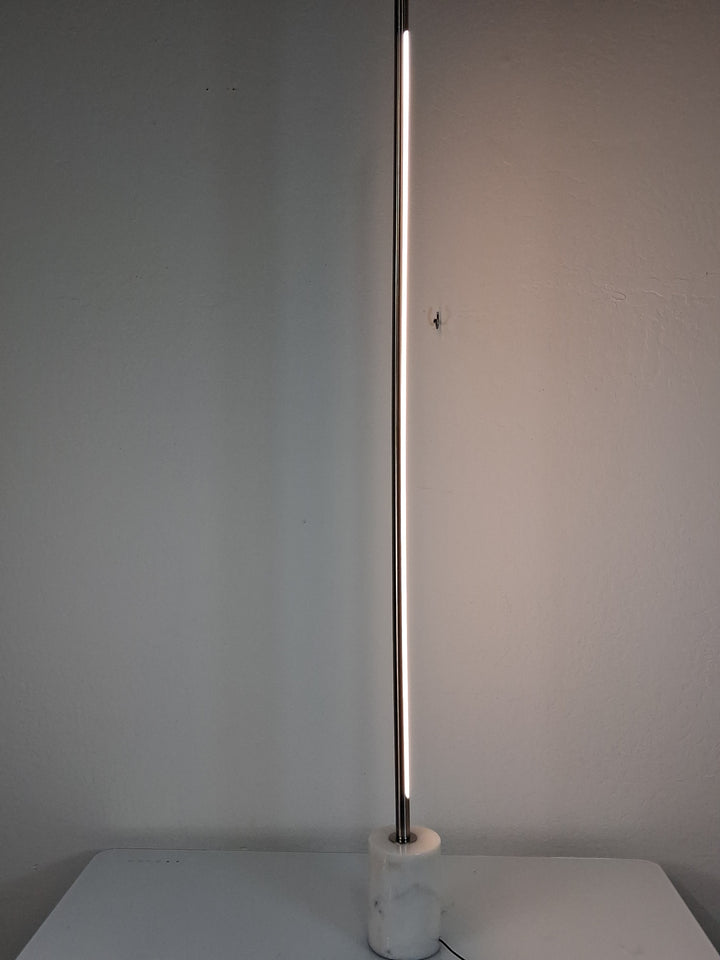 Bridgeport Designs-Stellar Marble Base LED Floor Lamp