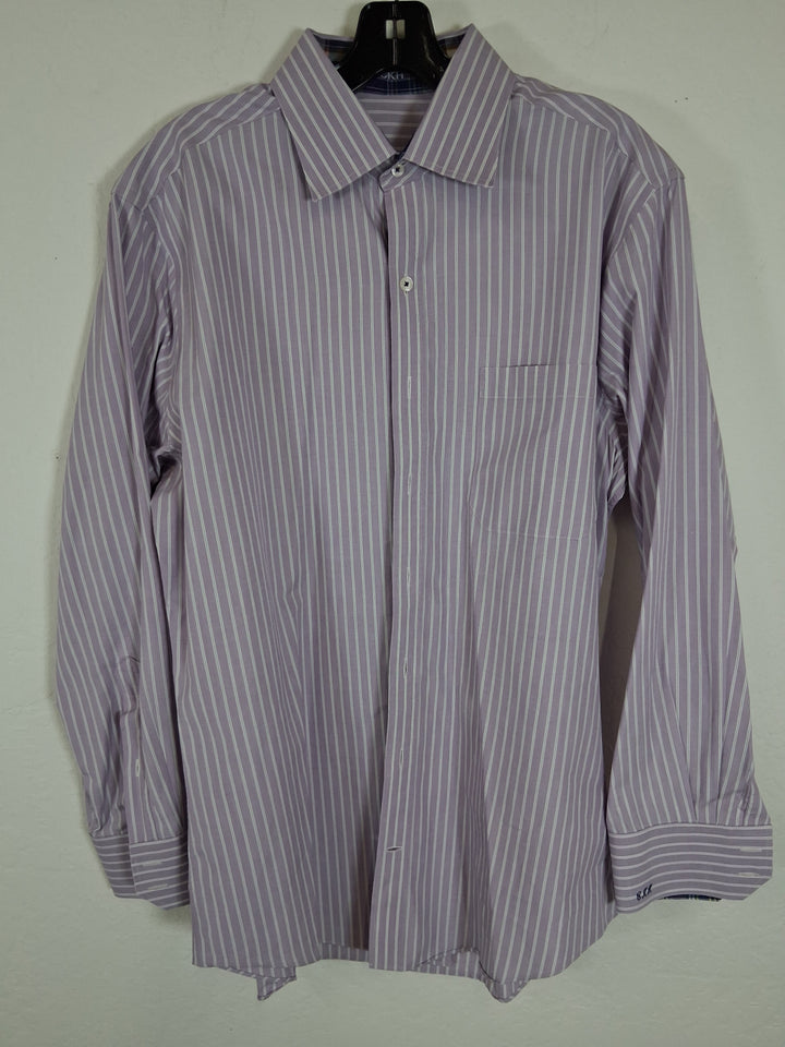 CKH - Men's Long Sleeve Dress Shirt, Size Lg