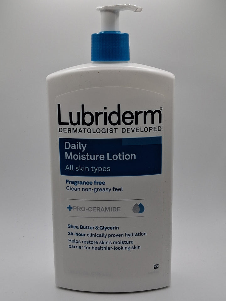 Lubriderm Daily Moisture Lotion, Fragrance Free 24 fl oz